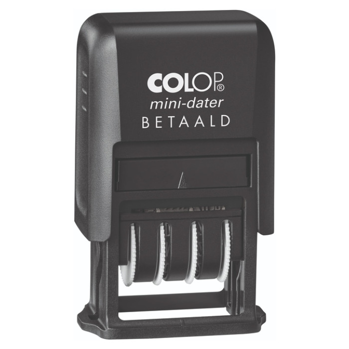Woord-datumstempel Colop Printer Mini S 160/L betaald zwart