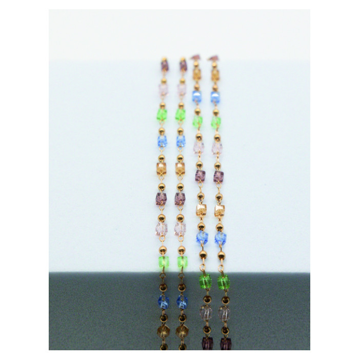 Brillenketting I Need You assorti multicolor 4 stuks