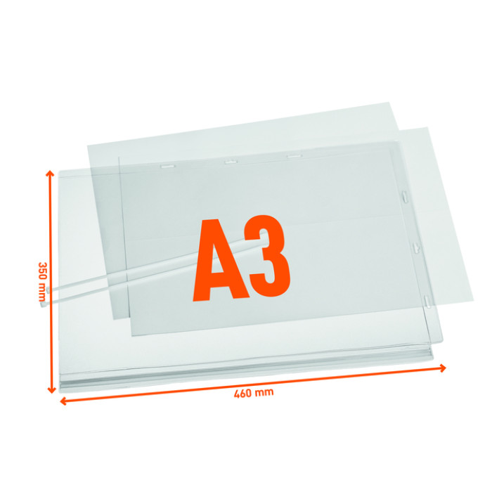 Infohoes Durable waterbestendig A3 met kabelbinders