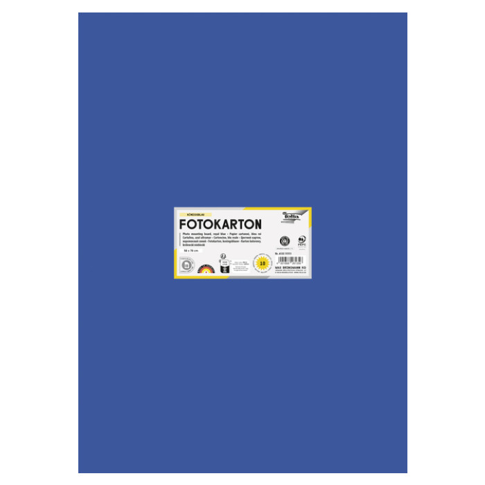 Fotokarton Folia 300gr 50x70cm 35 koningsblauw