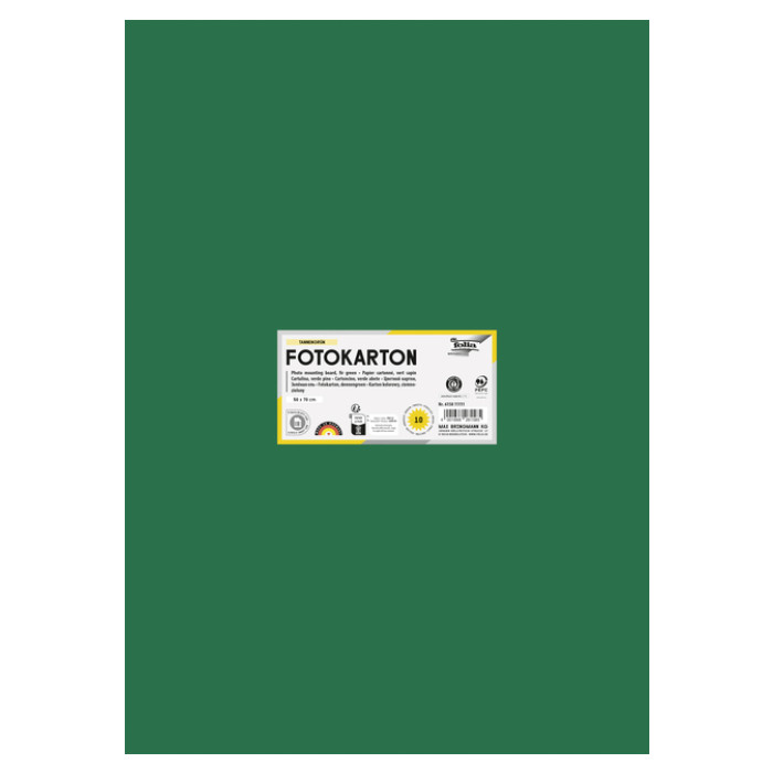 Fotokarton Folia 300gr 50x70cm 58 dennengroen