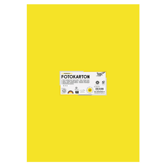 Fotokarton Folia 300gr 50x70cm 14 banaangeel