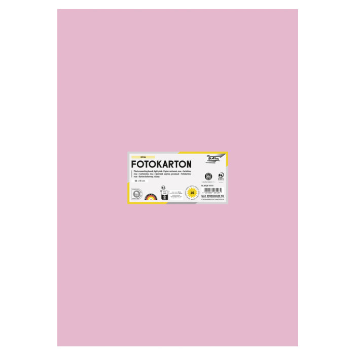 Fotokarton Folia 300gr 50x70cm 26 lichtroze