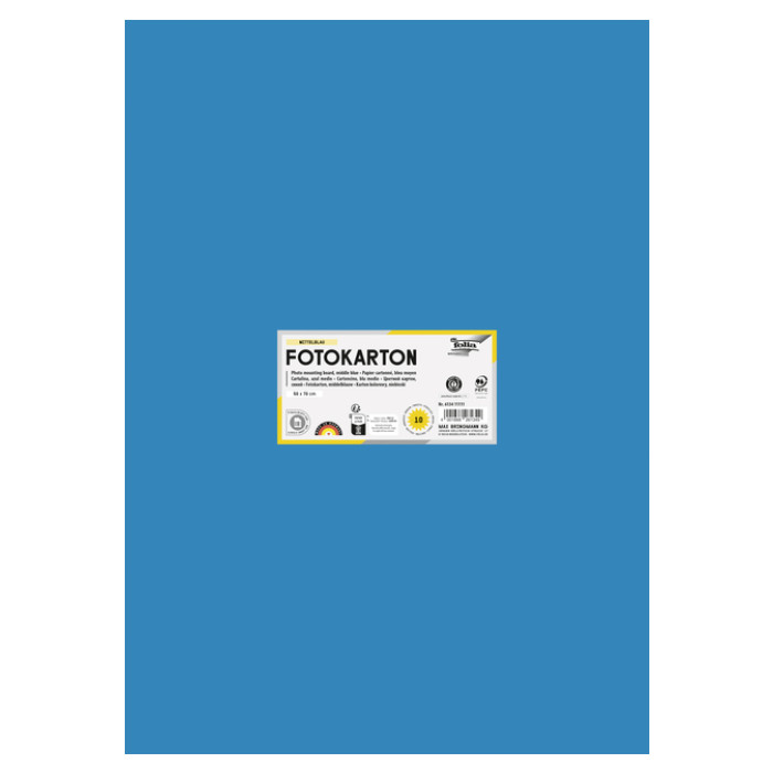 Fotokarton Folia 300gr 50x70cm 34 middenblauw