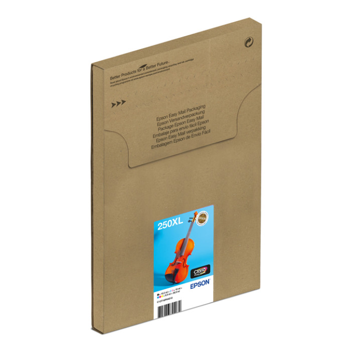 Inktcartridge Epson 250XL T16P84 zwart + 5 kleuren Easymail