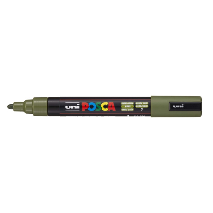 Paintmarker Uni POSCA PC5M medium kaki groen