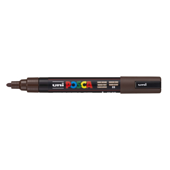 Paintmarker Uni POSCA PC5M medium donkerbruin