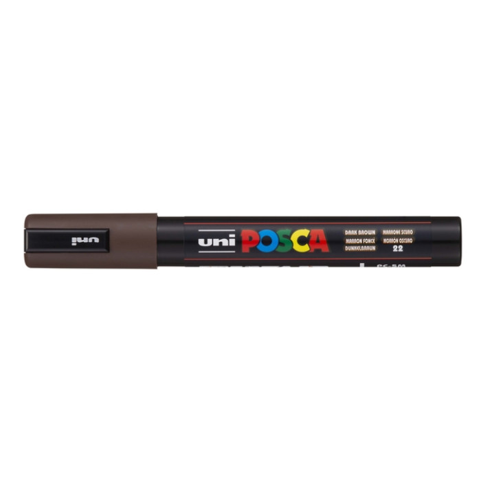 Paintmarker Uni POSCA PC5M medium donkerbruin