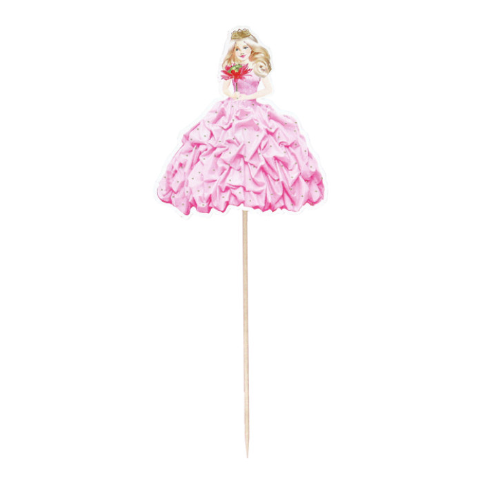 Feestprikkers Haza prinses 20cm 8 stuks
