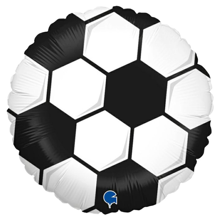 Folieballon voetbal 45cm