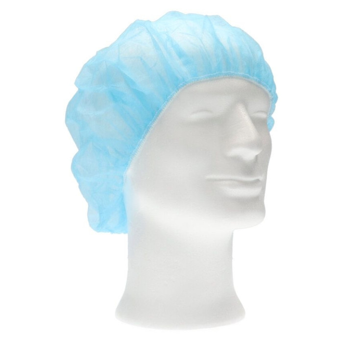 Haarnet CMT bouffant non-woven XL 58cm PP blauw 100 stuks