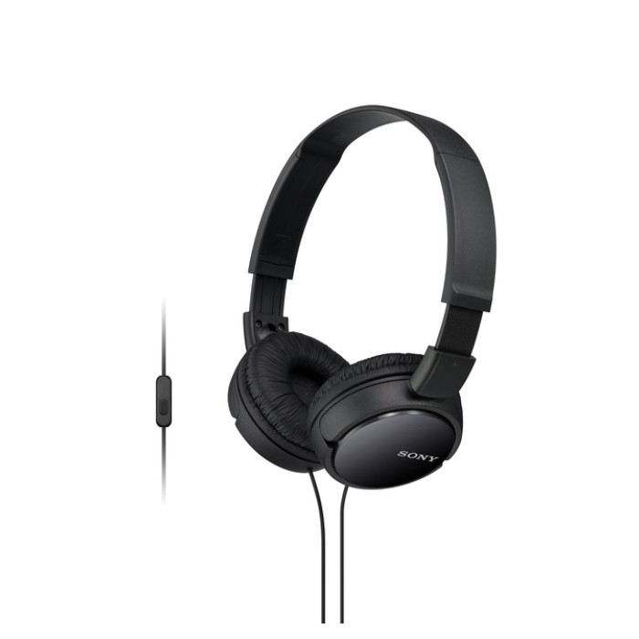 Koptelefoon Sony ZX110AP bedraad 3.5mm jack over ear zwart