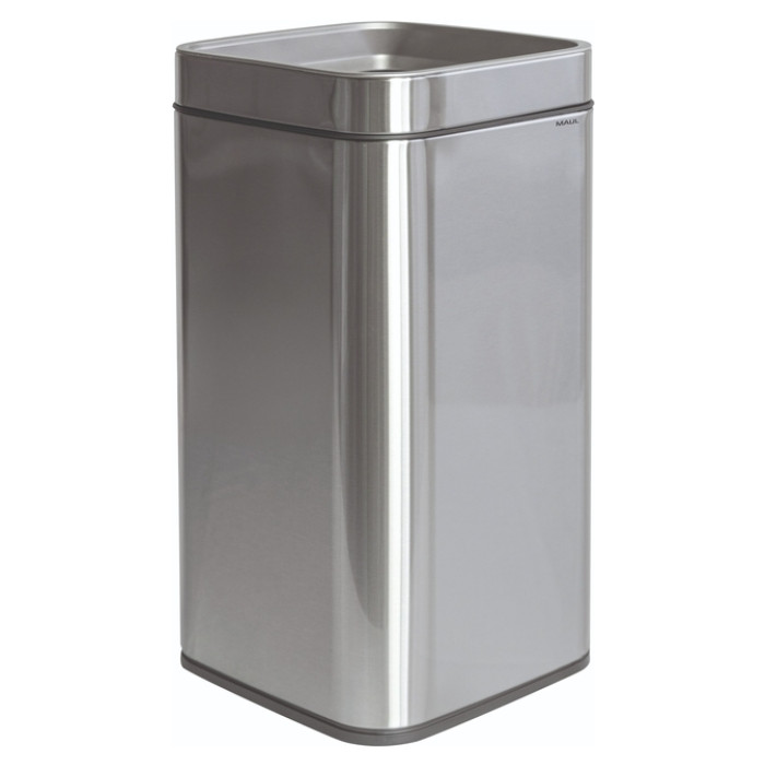 Afvalbak MAUL Prime 25 liter met inwerpopening rvs