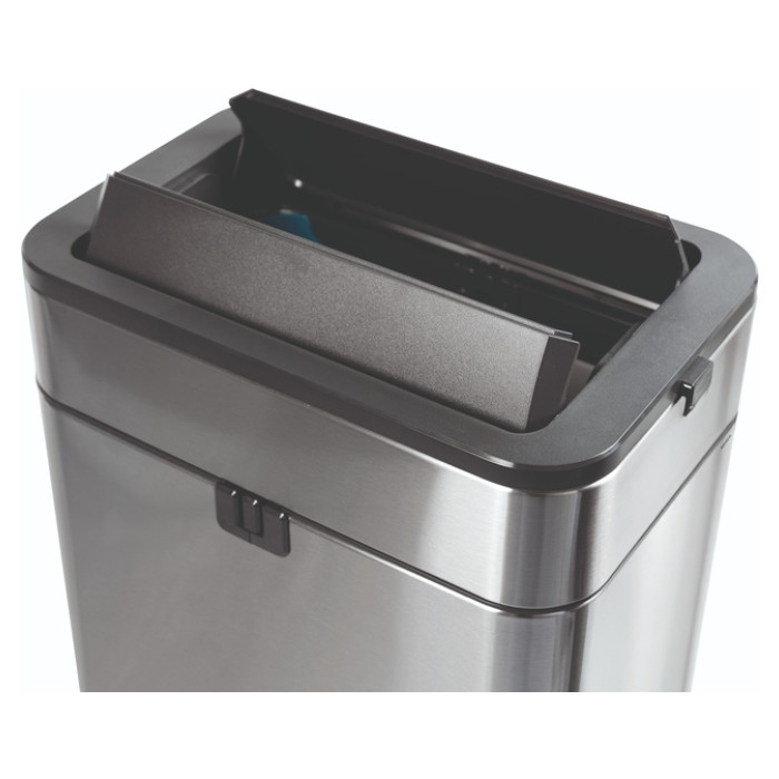 Pedaalemmer MAUL Wing 40 liter met vlinderdeksel rvs