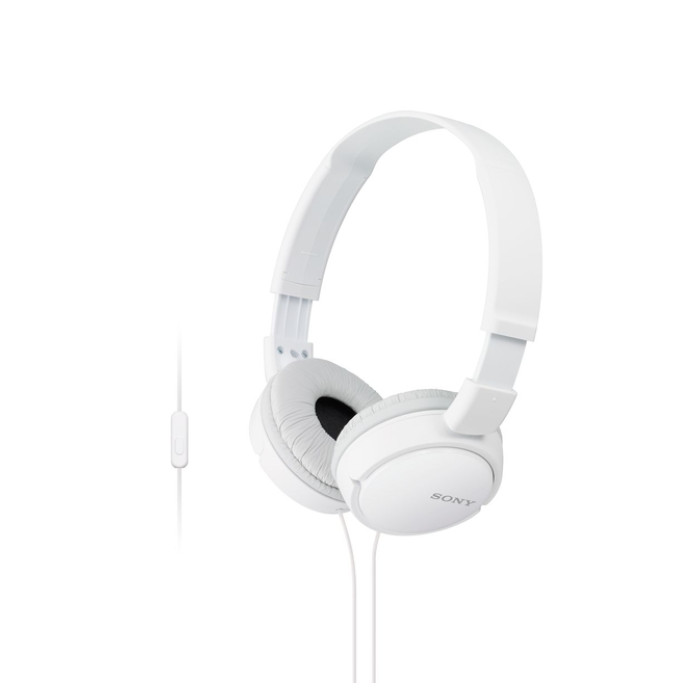 Koptelefoon Sony ZX110AP bedraad 3.5mm jack over ear wit