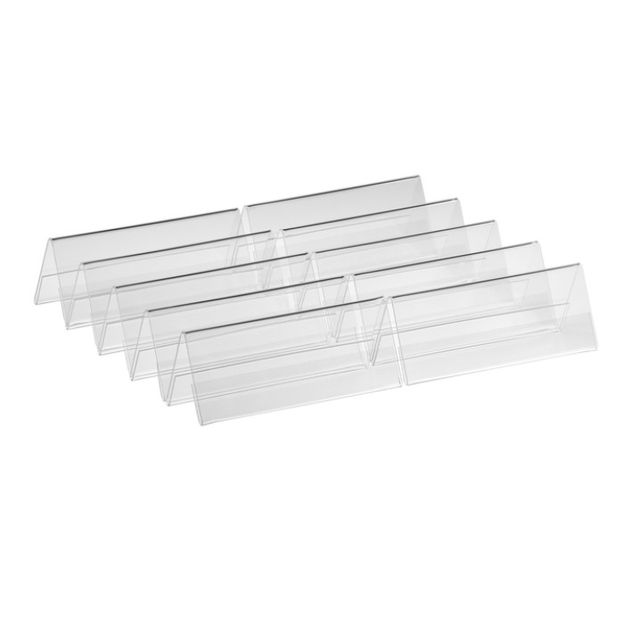 Tafelnaambord Europel A6 gevouwen 10 stuks