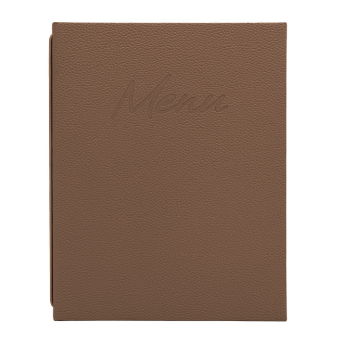 Menukaart Securit Signature A4 bruin