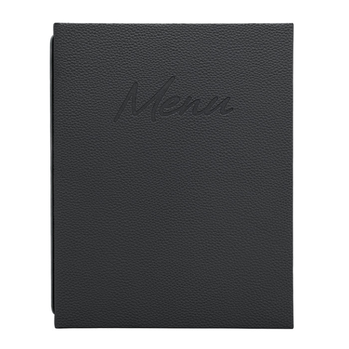 Menukaart Securit Signature A4 zwart
