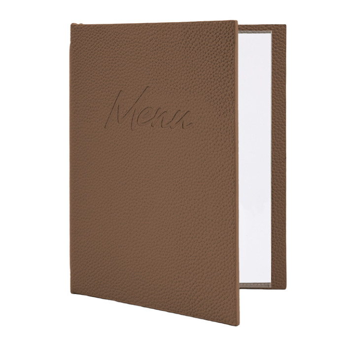 Menukaart Securit Signature A5 bruin