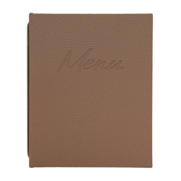 Menukaart Securit Signature A5 bruin
