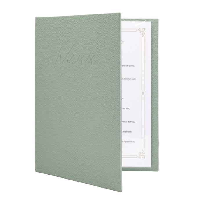 Menukaart Securit Signature A4 groen