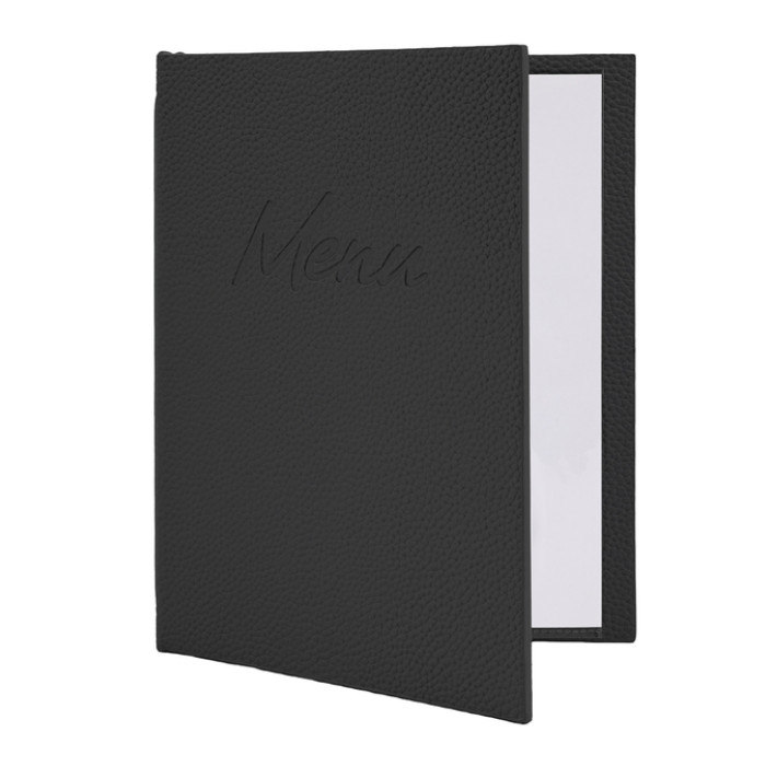 Menukaart Securit Signature A5 zwart