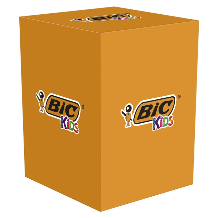 Kleurstiften BicKids couleur medium assorti schoolbox à 144 stuks