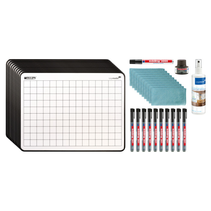 Wisbord Legamaster melamine starterset 33-delig