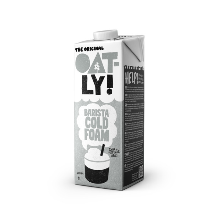Topping Oatly Barista Cold Foam 1 liter
