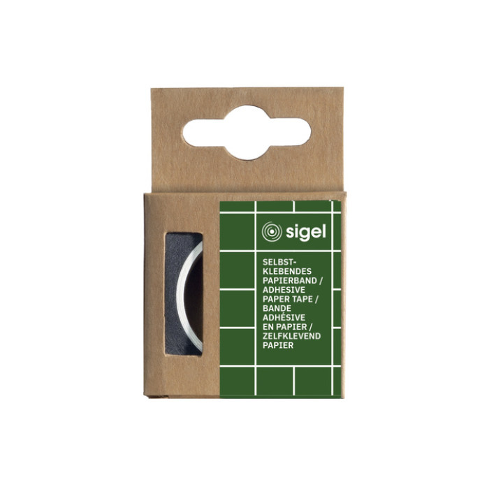 Planbord verdeel tape Sigel rol 10mmx16m zwart