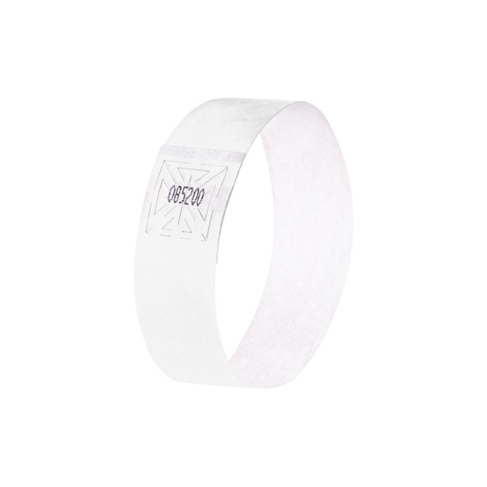 Evenementenbandjes Sigel 255x25mm wit 120 stuks