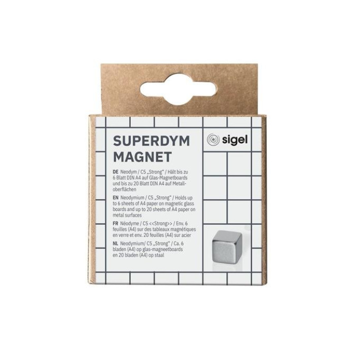 Magneten Sigel Be!board 8 stuks vierkant
