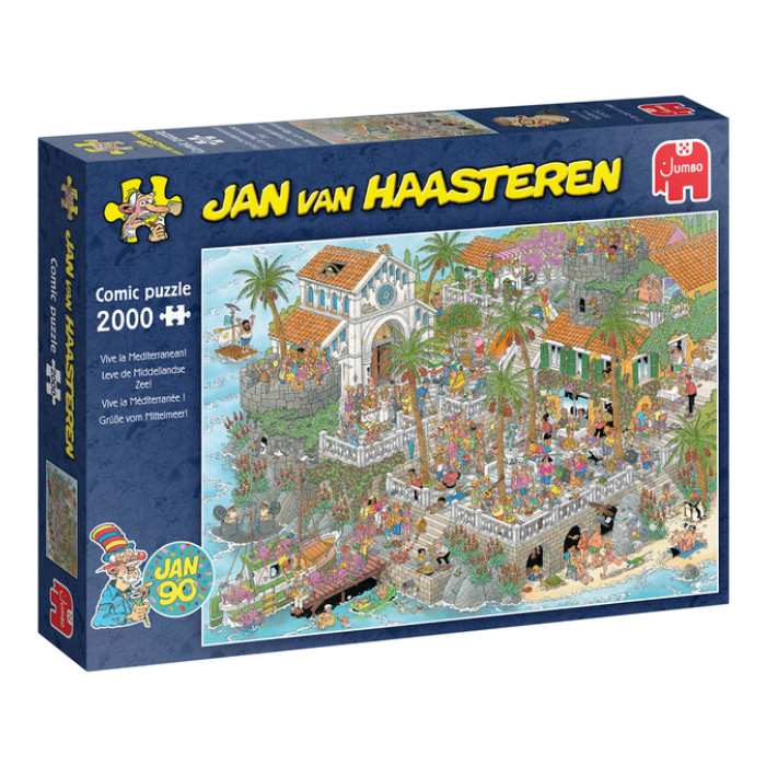 Puzzel Jan van Haasteren Leve de Middellandse Zee 2000st