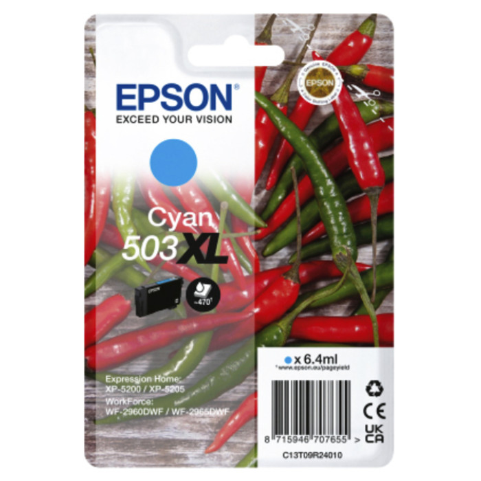 Inktcartridge Epson 503XL T09R24 blauw