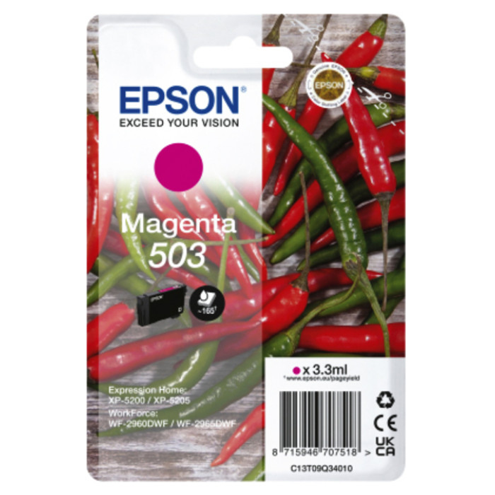 Inktcartridge Epson 503 T09Q34 rood