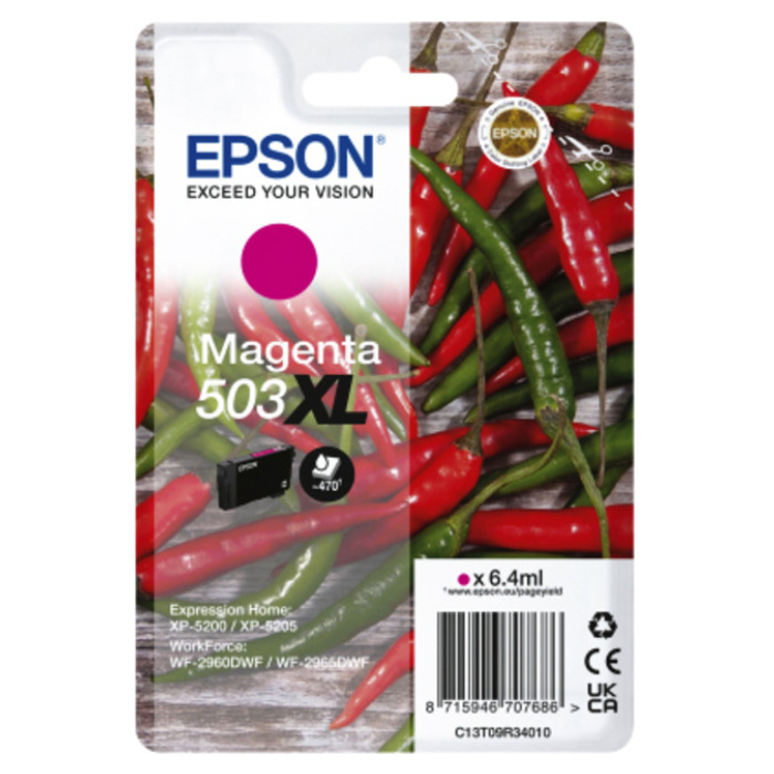 Inktcartridge Epson 503XL T09R34 rood