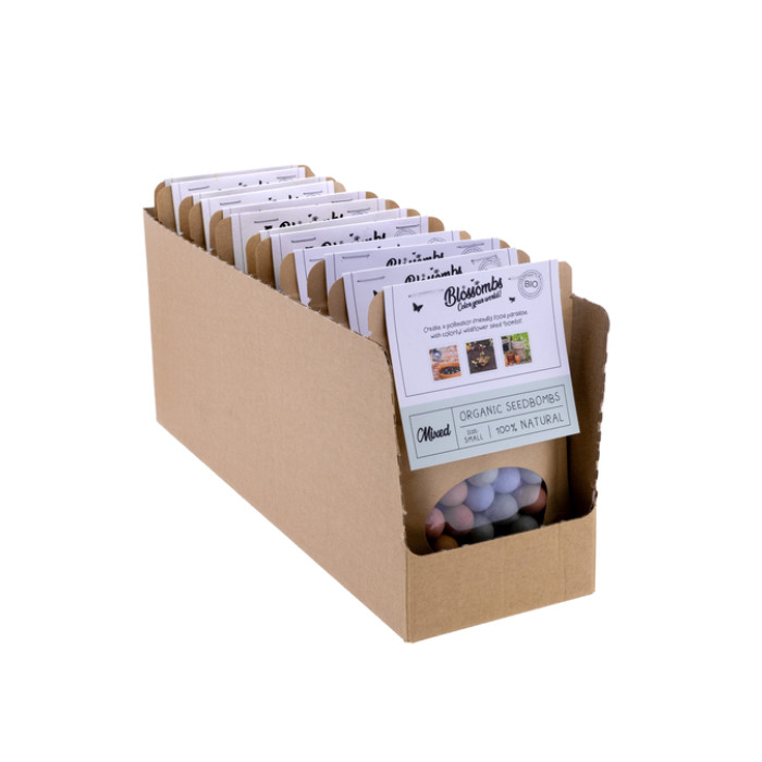 Gitfbag Blossombs mix 12 zak à 25 zaadbommetjes