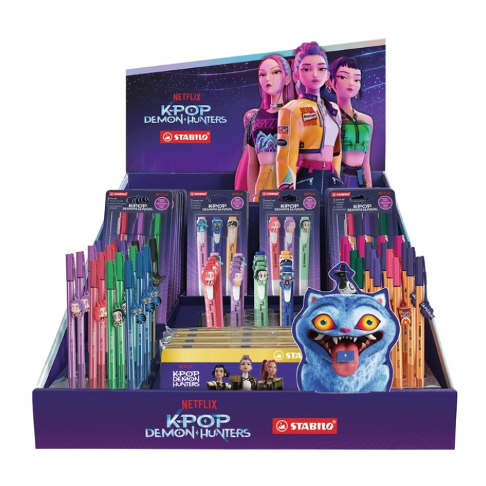 Toonbankdisplay STABILO K-Pop assortiment 72 stuks