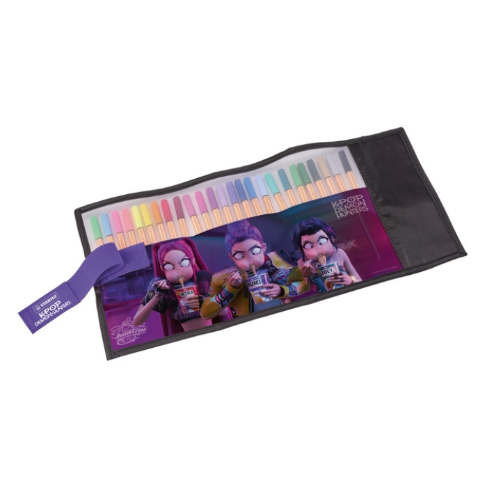 Fineliner STABILO point 88 rollerset charm K-Pop assorti 25 stuks