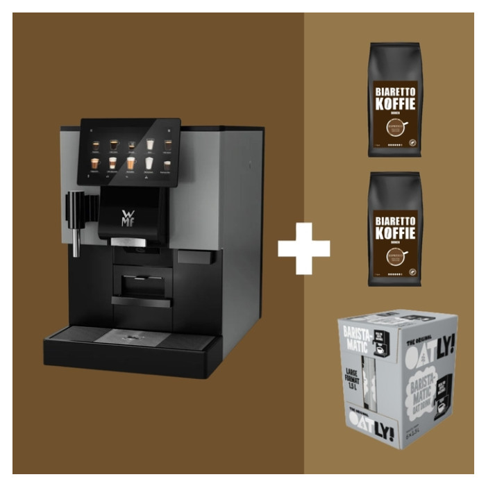 Koffiemachine WMF Peak 50 volautomatisch zilver