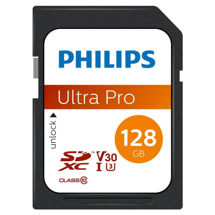 Geheugenkaart Philips Ultra Pro SDXC Class 10 UHS-I U3 128GB