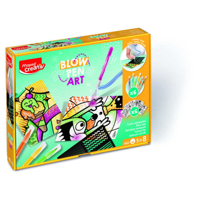 Blowpen Maped Creativ Art Pop Art complete activiteit