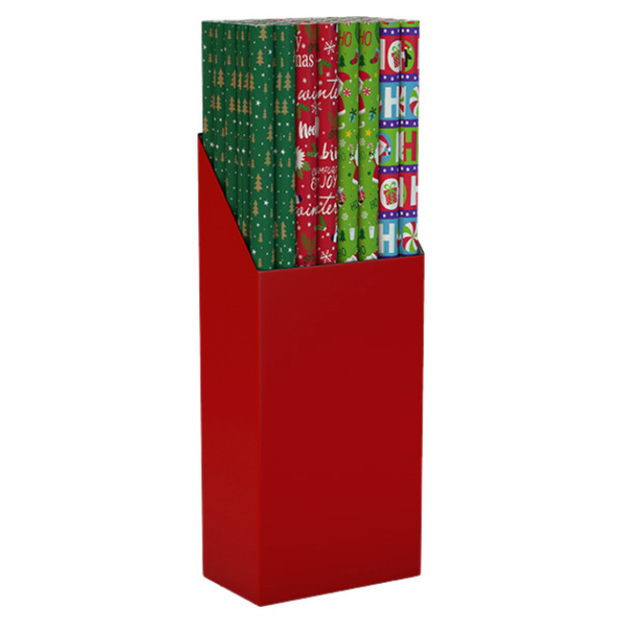 Inpakpapier Design Group Kerst 300x100cm assorti
