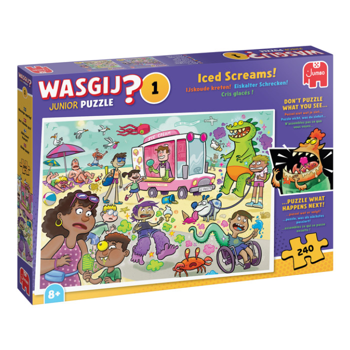 Puzzel Wasgij Junior 1 IJskoude kreten 240 st
