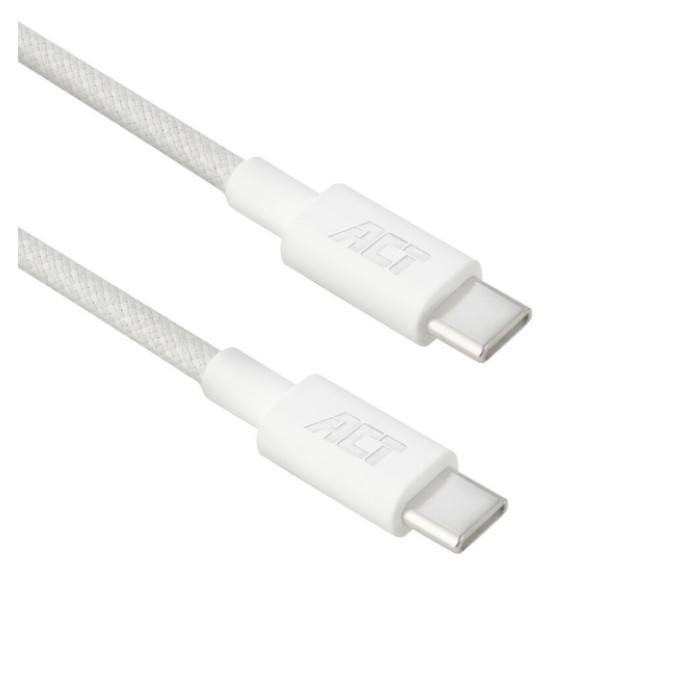 Kabel ACT 2.0 USB-C 60W 1 meter wit