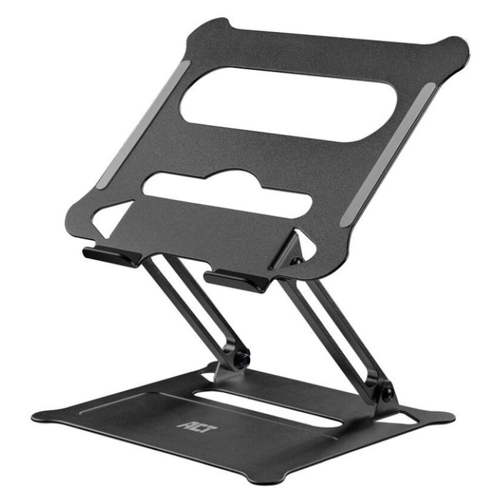 Laptopstandaard ACT inklapbaar traploos hoogte verstelbaar aluminium