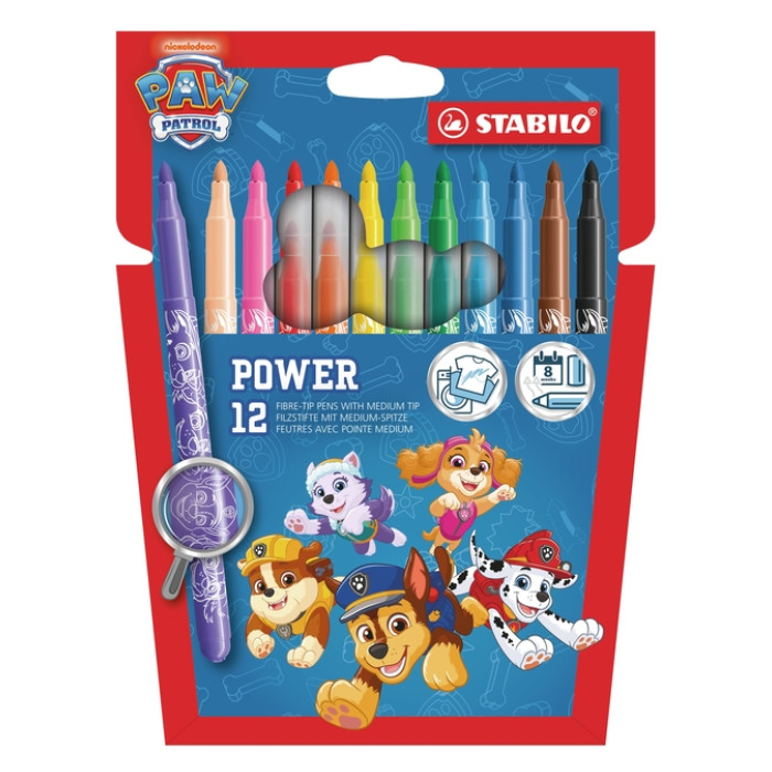 Viltstift STABILO power PAW Patrol 12st