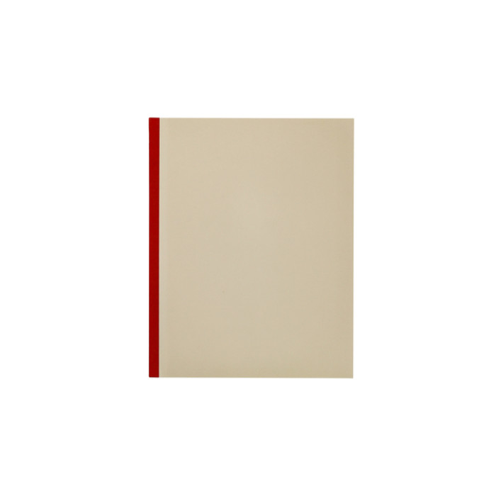 Kasboek Quantore 165x210mm 160blz 1 kolom rode rug assorti
