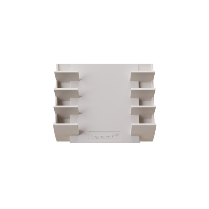 Glasbord markerhouder Legamaster warm grey