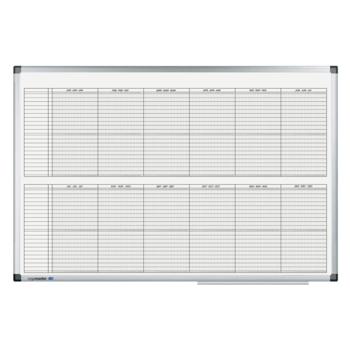Planbord Legamaster PREMIUM projectplanner jaar 60x90cm